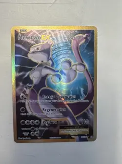 Pokemon Mewtwo EX TCG Full Art Holo Card 103/108 XY Evolutions - Image 1