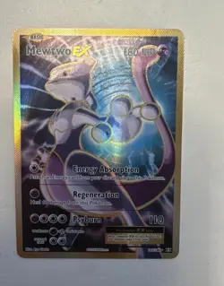 Pokemon Mewtwo EX TCG Full Art Holo Card 103/108 XY Evolutions - Image 4