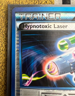 Pokemon Hypnotoxic Laser 123/135 Crosshatch Holo Player Rewards Promo Heavy Play - Image 4