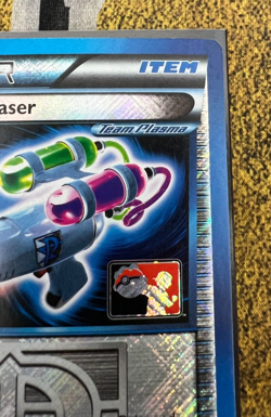 Pokemon Hypnotoxic Laser 123/135 Crosshatch Holo Player Rewards Promo Heavy Play - Image 5