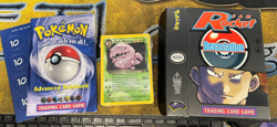 Pokemon OPENED Team Rocket Devastation Theme Deck w/ box, deck, counters 2000 - Image 1