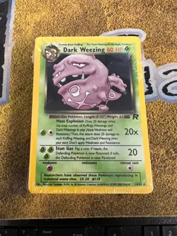 Pokemon OPENED Team Rocket Devastation Theme Deck w/ box, deck, counters 2000 - Image 3
