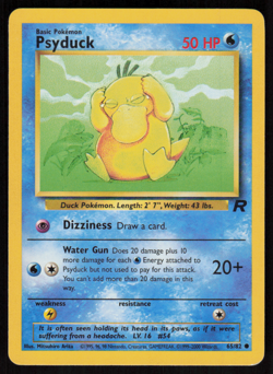 Psyduck 65/82 Common Team Rocket Pokemon Unlimited LP - Image 1