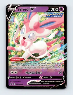 NM Sylveon V SWSH202 Sword & Shield Promo Pokemon Card - Image 1