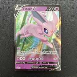 Espeon V SWSH201 Black Star Promo Card Pokemon TCG - Image 2
