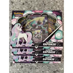 NEW Galarian Rapidash V Pokemon Box Sealed (1) - Image 1