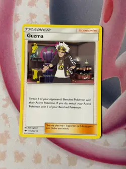 Guzma 115/147 Uncommon Burning Shadows Pokemon Near Mint - Image 1