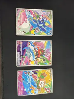 Pokemon First Partner Illustration Alolan Starters Promo Set MEP 043 044 045 - Image 1