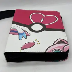 Pokemon Jigglypuff Sylveon Fairy TCG Card Zip 3 Ring Binder 4 Pockets 50 Pages - Image 2