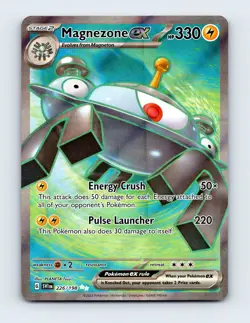 NM Magnezone ex 226/198 Scarlet & Violet Base Set Ultra Rare Pokemon Card - Image 1