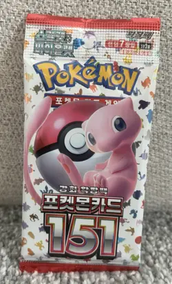 Pokemon 151 Booster Pack Korean Edition, Sealed - Image 1