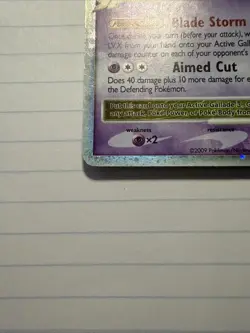 Pokemon TCG Gallade E4 LV.X #106/111 Rising Rivals Pokemon Card - Image 3