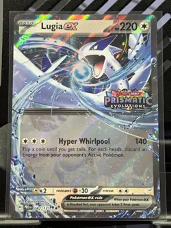 The Pokemon Company Lugia ex 082/131 Prismatic Evolutions Stamped Holo ENG - Image 1