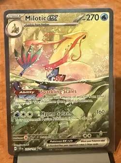 Pokemon TCG Milotic ex 237/191 Sv08 Surging Sparks SIR Full Art Holo HP270 Eng - Image 1