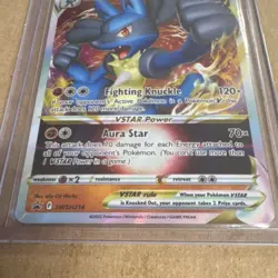 Pokemon TCG Lucario VSTAR SWSH214 Sword & Shield Promo Holo 270HP English 2022 - Image 2