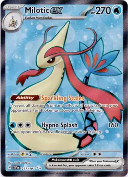 Milotic ex 217/191 Ultra Rare Surging Sparks Pokemon Holo Near Mint - Image 1