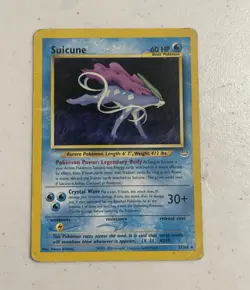 Pokemon TCG Suicune 27/64 Neo Revelation Rare English 60 HP Unlimited - Image 1