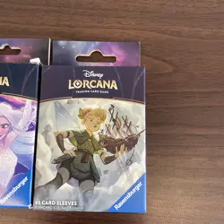 Disney Lorcana Elsa & Cinderella & Tinker Bell Giant Fairy Card Sleeves New - Image 4