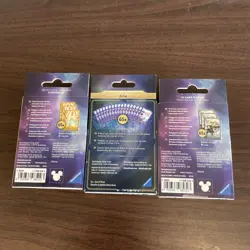 Disney Lorcana Elsa & Cinderella & Tinker Bell Giant Fairy Card Sleeves New - Image 5