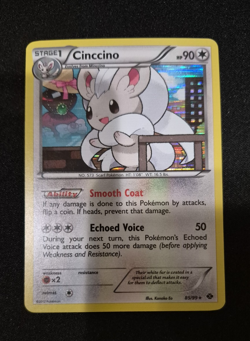 Cinccino Holo Rare Pokemon Trading Card Game Next Destinies 85/99 LP - Image 1