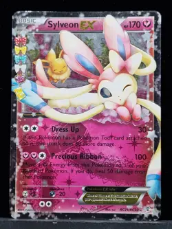 Pokemon TCG Sylveon EX Generations Radiant Collection RC21/RC32 Light Play LP - Image 1