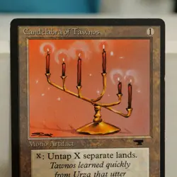 Candelabra of Tawnos - Antiquities (ATQ) 1994 - MTG Magic the Gathering RARE - Image 2