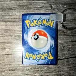 Pikachu EX 190 HP Holo Lightning Attack 200 Pokemon TCG Card (Keychain) - Image 2