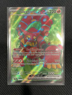 Volcanion ex 171/159 Sv09 Journey Together Full Art Holo Pokemon Card - Image 3