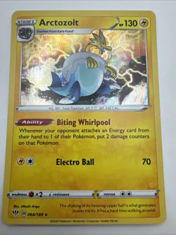 Pokemon Card Arctozolt Darkness Ablaze Holo Rare 066/189 - Image 1