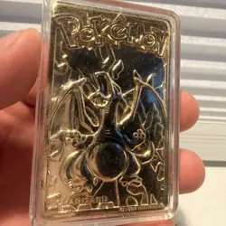 1999 Burger King Pokemon 23K Gold-Plated Charizard Trading Card Special Edition - Image 2