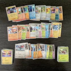 Pokemon TCG Scarlet Violet Obsidian Flames Lot 130 Cards - Image 1