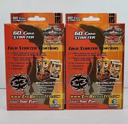 Lot of 2 Epic Battles TCG Tekken 5 Starter Decks First Edition Trading Card Game - Image 2