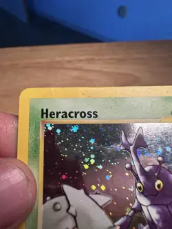 Pokemon TCG Heracross Neo Genesis Holo Card 6/111 Unlimited Rare MP - Image 2