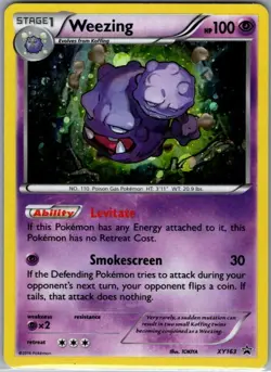 Weezing - XY163 Holo XY Promos - Pokemon Card - NM - Image 1