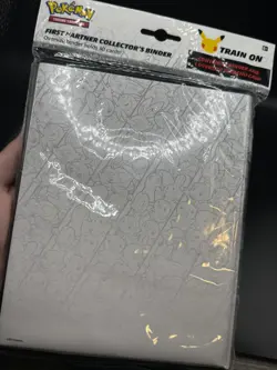 Pokemon 25th Anniversary First Partner Collector's Binder w/ jumbo Pikachu card 820650809606 - Image 1