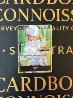 ONE PIECE ENGLISH CARD GAME CHAMPIONSHIP HOLO CARTE KAKU OP07-080 EN - Image 1