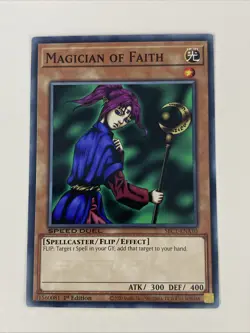 Yugioh - Magician of Faith x 3 - 1st Edition NM - Plus Free Holographic Card - A - Image 3