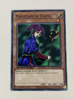 Yugioh - Magician of Faith x 3 - 1st Edition NM - Plus Free Holographic Card - A - Image 4