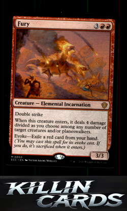 Fury 50 Magic M Commander: Lorwyn Eclipsed Card NM - Image 1