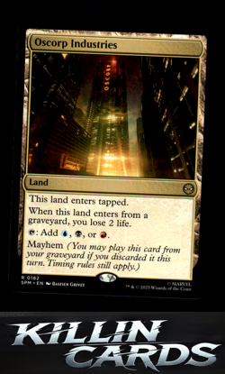 Oscorp Industries 182 Magic R Marvel's Spider-Man Card NM - Image 1