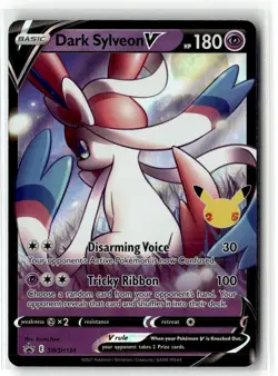 Dark Sylveon V Holo Promo SWSH: Sword & Shield Promo Cards SWSH134 NM - Image 1