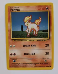 Ponyta 060/102 Base Set Pokemon TCG Card - Image 1