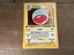 Pokemon Card - Electrode Jungle 1st Edition 2/64 Holo Rare - Image 1