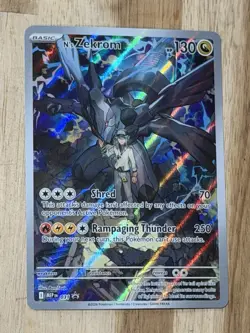 Pokemon TCG Card Ascended Heroes N’s Zekrom 031 Black Star Promo Holo NM/M - Image 1