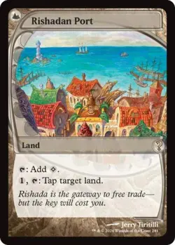 MTG English Rishadan Port (Future Sight) NM Normal Mystery Booster 2 - Image 1