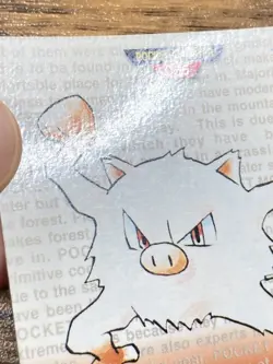 Pokemon Carddass Card Mankey No.56 Bandai Pocket Monsters Red ver. 1996 - Image 4