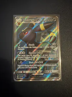 Umbreon GX 142/149 Sun & Moon Full Art Ultra Rare Holo Pokemon Card MP - Image 1
