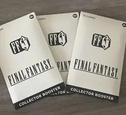Magic The Gathering: Final Fantasy Collector Booster Pack (15 Cards) - Image 1