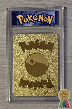 Pokemon Pikachu Mega Charizard Y Cosplay Gold Foil Custom Fan Art Card - Image 3