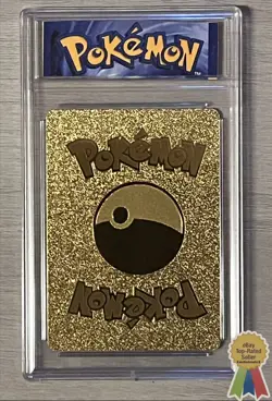 Pokemon Pikachu Mega Charizard Y Cosplay Gold Foil Custom Fan Art Card - Image 4